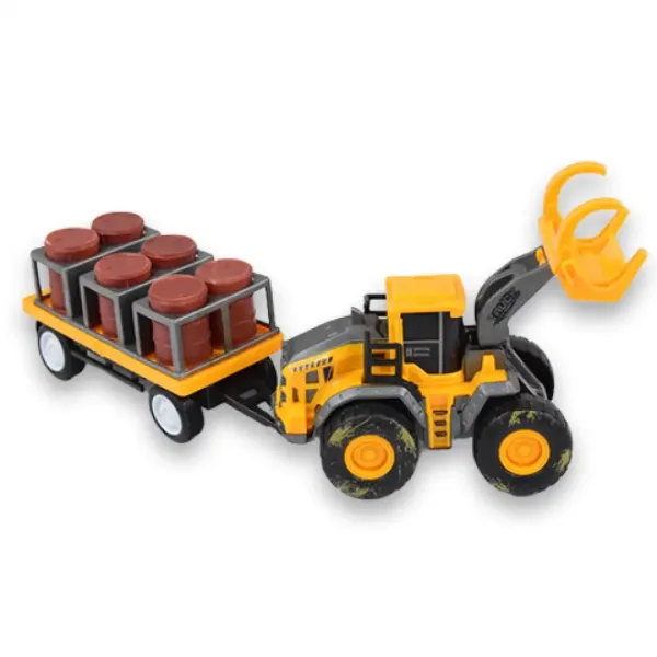 Engineering Truck: Traktor sa bačvama za ulje i prikolicom 24cm slika 3