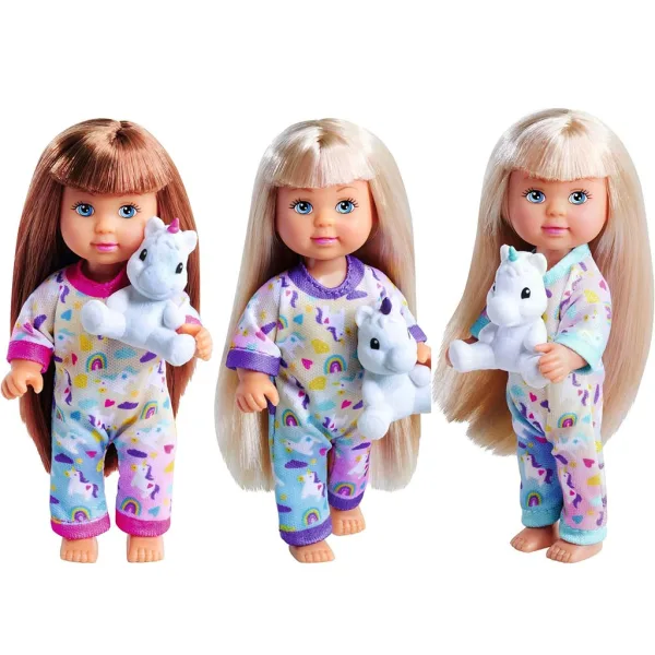 Evi Love: Évi lutka u pidžami s jednorogom u više varijanti - Simba Toys slika 2
