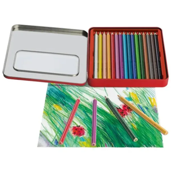 Faber-Castell: Jumbo Grip bojice u limenoj kutiji - 16 kom slika 2