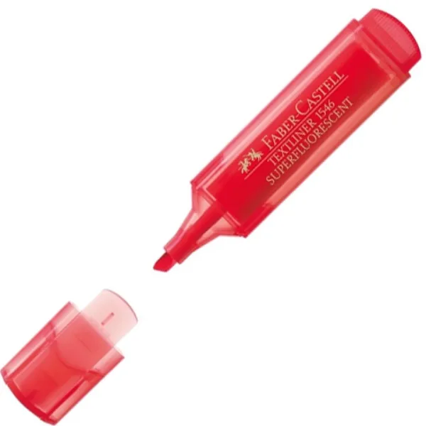 Faber-Castell: Superfluorescentni textmarker crvene boje slika 1