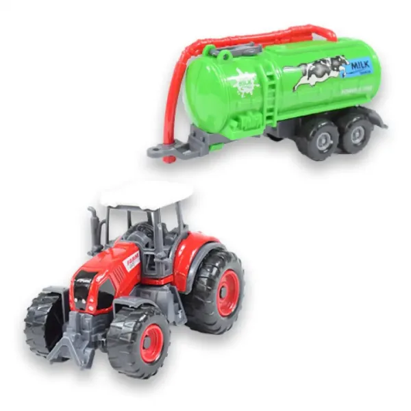 Farm Set: Poljoprivredni traktor s prikolicom u četiri verzije 22cm slika 3