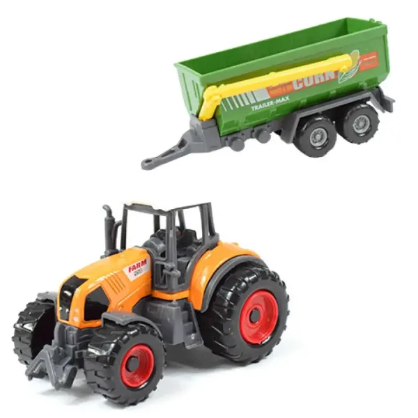 Farm Set: Poljoprivredni traktor s prikolicom u četiri verzije 22cm slika 5
