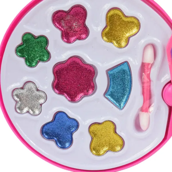 Fashion Make Up: Okrugli dvoslojni set paleta šminke slika 3