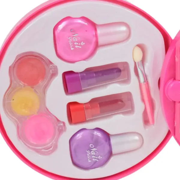 Fashion Make Up: Okrugli dvoslojni set paleta šminke slika 4