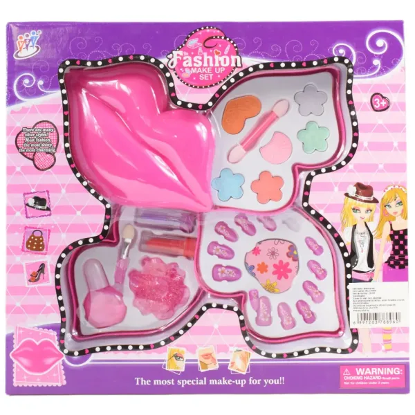 Fashion Make Up: Paleta make-upa u obliku usta na tri razine slika 7