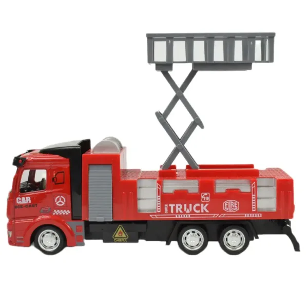 Fire Rescue: Vatrogasno vozilo s podiznom košarom 19 cm slika 4