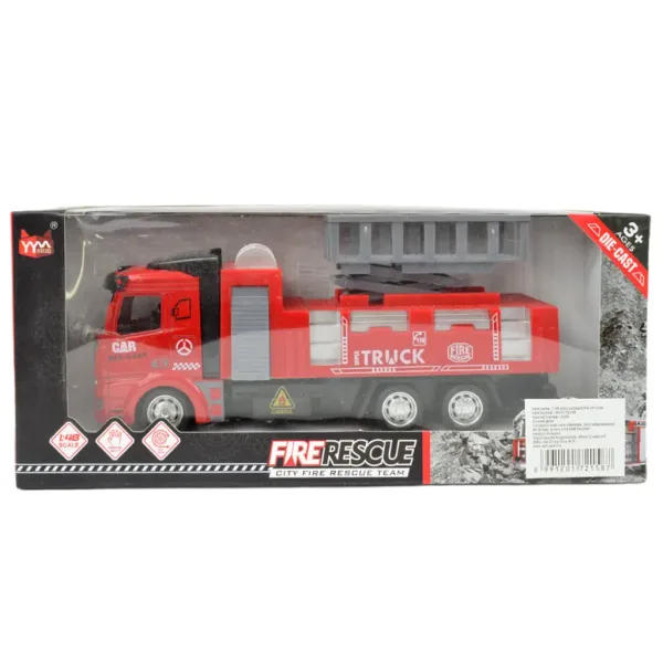 Fire Rescue: Vatrogasno vozilo s podiznom košarom 19 cm slika 5