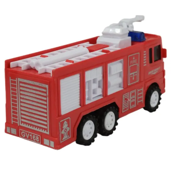 Fire Truck: Vatrogasno vozilo na zamašnjak u nekoliko verzija 13cm slika 5
