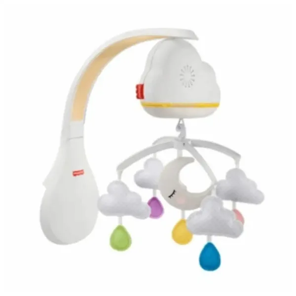 Fisher-Price: Umirujući Oblaci 2 u 1 krevetni mobil s svjetlom i zvukom - Mattel slika 2