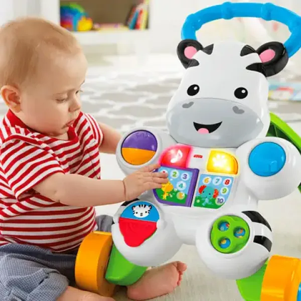 Fisher-Price: Pomoćnik za hodanje Zebra - Mattel slika 2