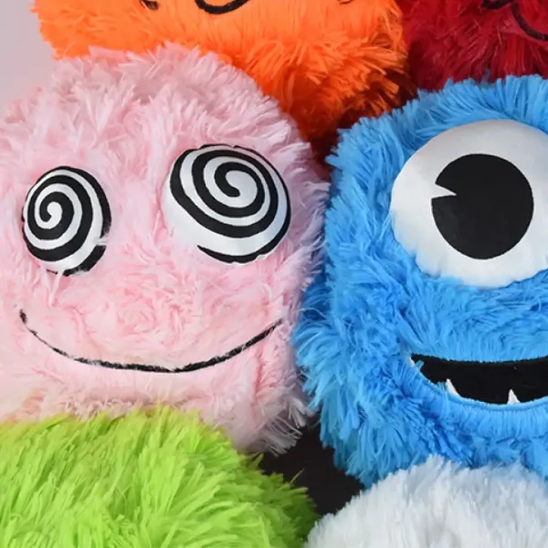 Fuzzy Monsters krznena plišana lopta u nekoliko verzija 23cm slika 5