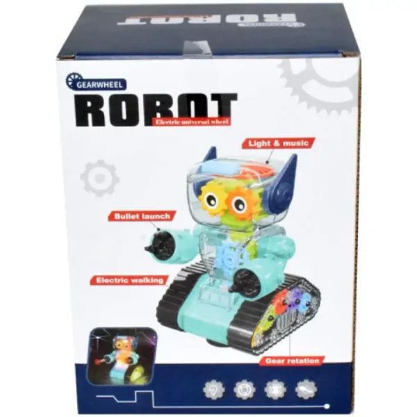 GearWheel svjetleći borbeni robot sa lanserom u dvije verzije slika 2