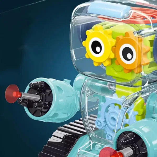 GearWheel svjetleći borbeni robot sa lanserom u dvije verzije slika 3