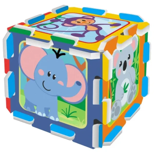 Happy Zoo - Veseli Zoološki vrt spužvaste puzzle slika 2