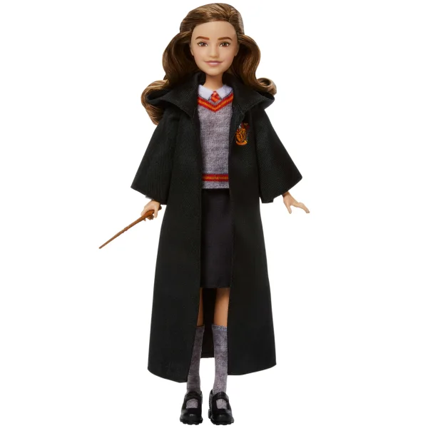 Harry Potter: Hermione Granger lutka u plaštu s čarobnim štapićem - Mattel slika 2
