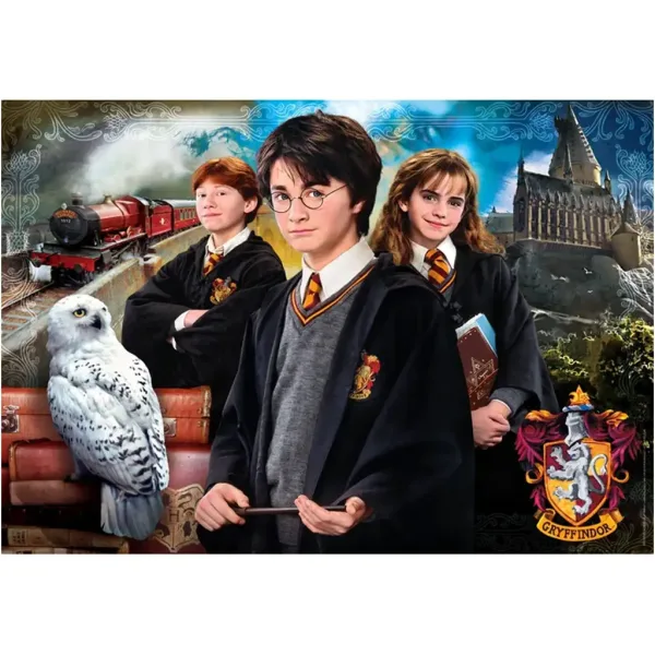 Harry Potter - Na vratima Hogvorts 1000 komada puzzle s posterom - Clementoni slika 2