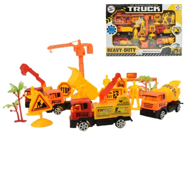 Heavy Duty: Komplet građevinskih igračaka s autićima i dodacima slika 15