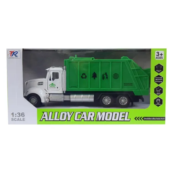 Heavy Duty Truck:  Model metalnog kamiona za selektivno prikupljanje otpada koji se može povući unat slika 2