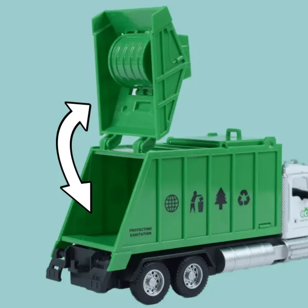 Heavy Duty Truck:  Model metalnog kamiona za selektivno prikupljanje otpada koji se može povući unat slika 5