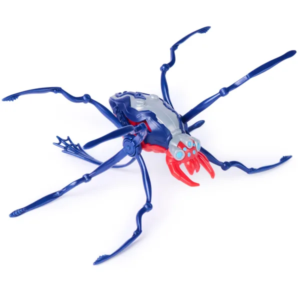 Hex Bots: Skitter Bot interaktivni robot pauk – plavi-crveni - Spin Master slika 2