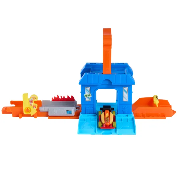 Hot Wheels: City Dine & Go automobilski restoran osnovni set staze – Mattel slika 2
