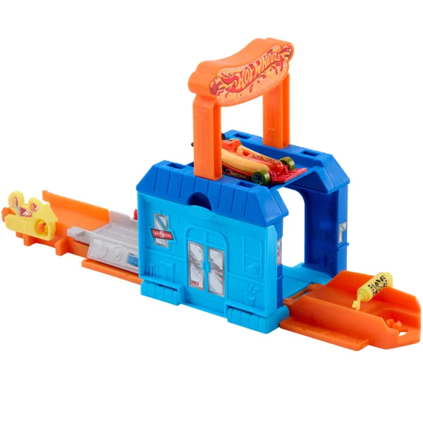 Hot Wheels: City Dine & Go automobilski restoran osnovni set staze – Mattel slika 5