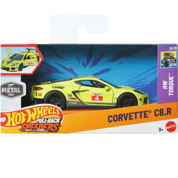 Hot Wheels: Corvette C8.R autić na vlačenje 1/43 - Mattel slika 1