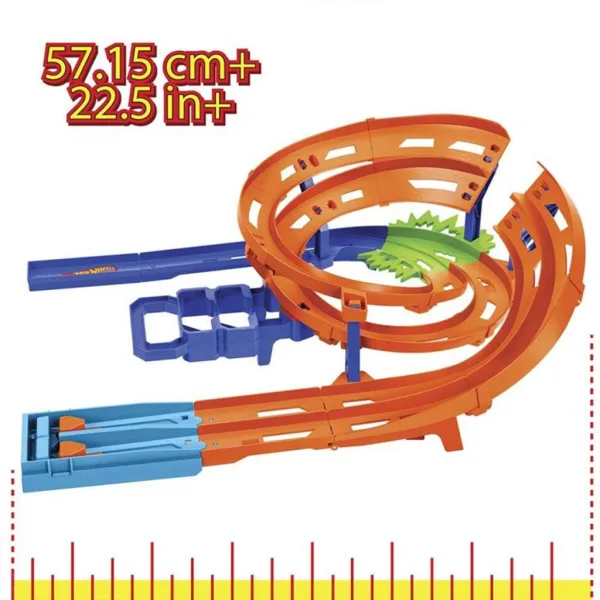 Hot Wheels: Dupla staza s 2 trkaća automobila - Mattel slika 4