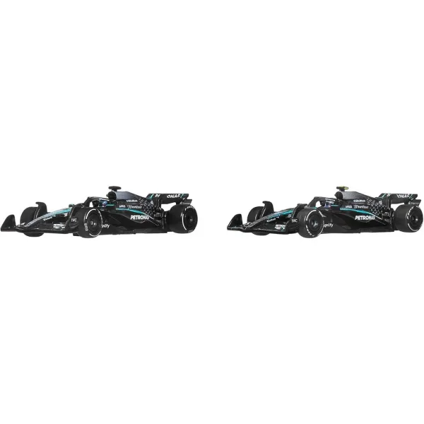 Hot Wheels F1 Autić 2-u Paketu - Mercedes: Antonelli + Russell - Mattel slika 2