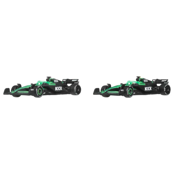 Hot Wheels F1 Automobil 2-u Paketu - Sauber: Hulkenberg + Bortoleto - Mattel slika 2