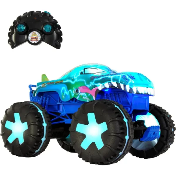 Hot Wheels Monster Trucks: Daljinski interaktivni Mega Wrex monster auto - Mattel slika 2