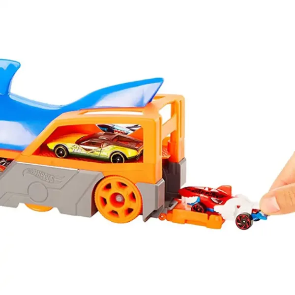 Hot Wheels: Set igračaka sa malim automobilom, morski pas koji jede automobile - Mattel slika 4