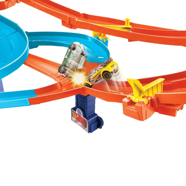 Hot Wheels: Super Spirala staza s 5 malih automobila - Mattel slika 3