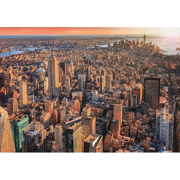 HQC puzzle zalazak sunca u New Yorku 1000 kom - Clementoni slika 2
