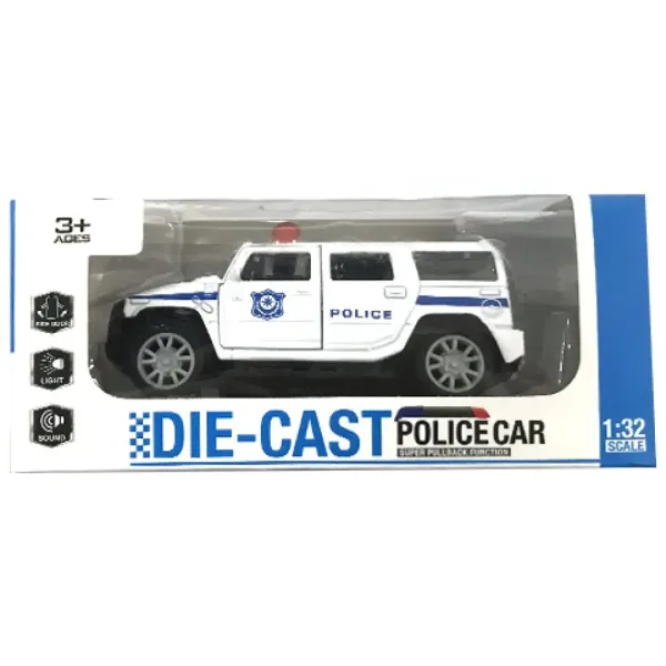 Hummer automobil sa zvukom i svijetlom na povlačenje 1/32 - više vrsta slika 2
