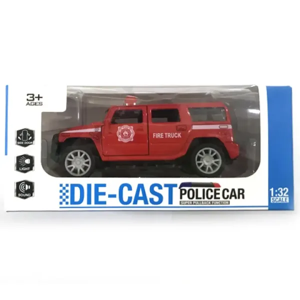 Hummer automobil sa zvukom i svijetlom na povlačenje 1/32 - više vrsta slika 3