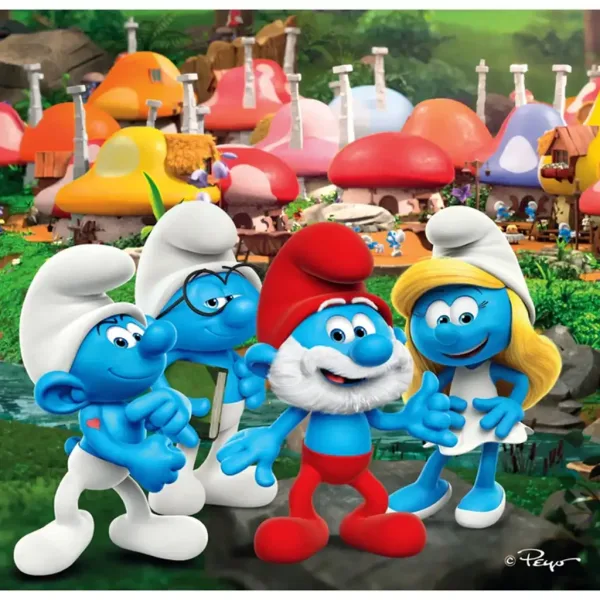 Hupikék patuljci avanture 3x48kom supercolor puzzle - Clementoni slika 2