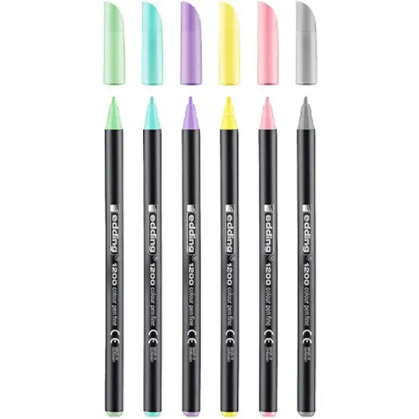 ICO: Edding 1200 Pastelni set flomastera od 6kom slika 2