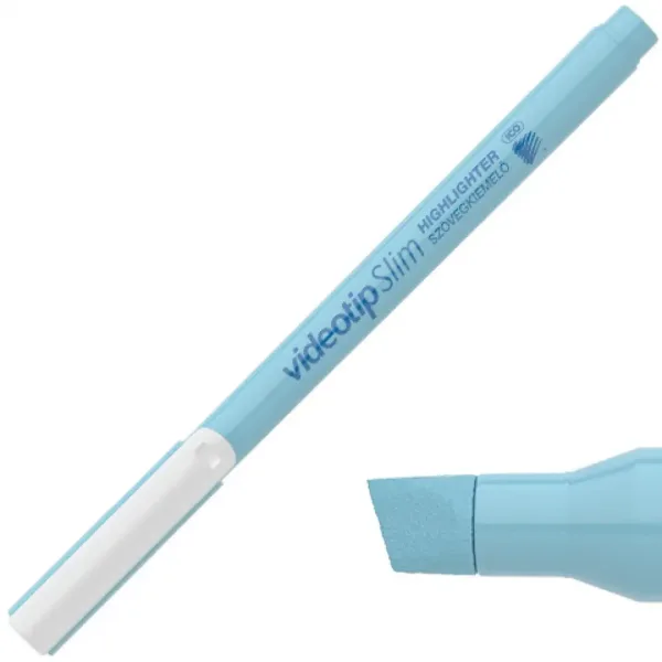 ICO: Videotip Slim pastelno plavi marker slika 1
