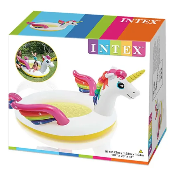 Intex: Jednorog bazenčić 272x193x104cm slika 4