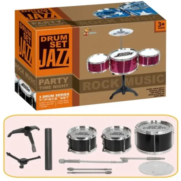 Jazz Drum komplet bubnjeva sa 4 dijela slika 2