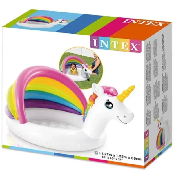 Jednorog bazen za bebe 127x102x69cm - Intex slika 3