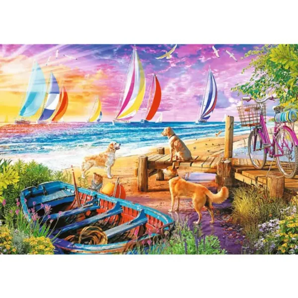 Jedrilice na vodi 1000kom puzzle - Trefl slika 2