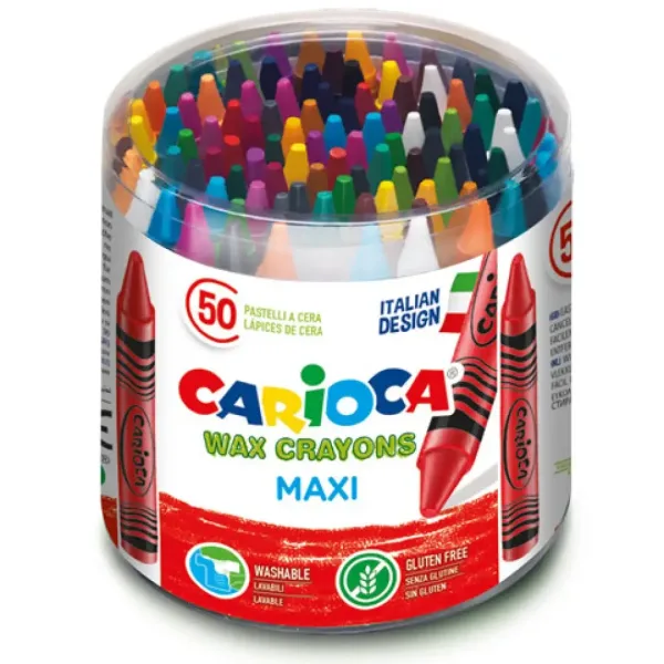 Jumbo masne krede, set od 50 dijelova - Carioca slika 2