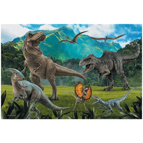 Jurassic World: Puzzle s dinosaurima iz Jurassic Parka 100 kom - Trefl slika 2