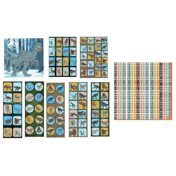Jurassic World veliki set od 1000 naljepnica slika 2