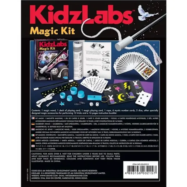 KidzLabs Set za čarobnjačke trikove – 12 magičnih trikova u kutiji slika 3