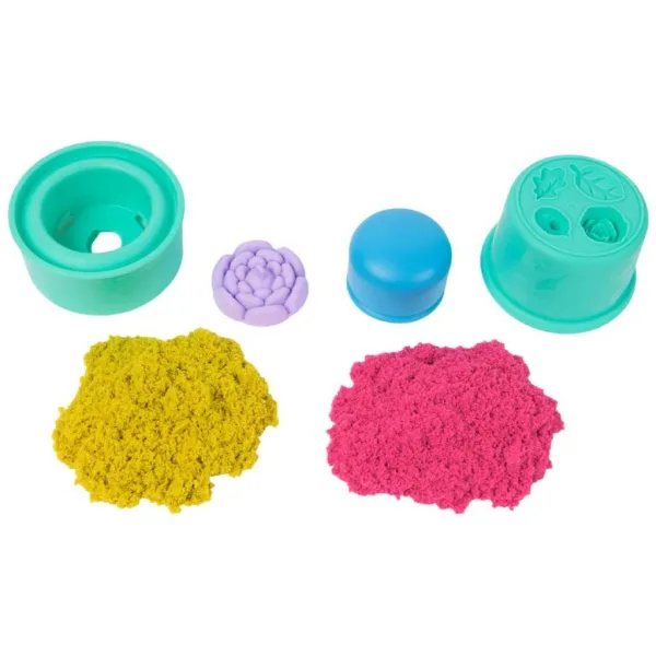 Kinetic Sand: Squish Blossom set čarobni cvijet s pijeskom za modeliranje – Spin Master slika 2