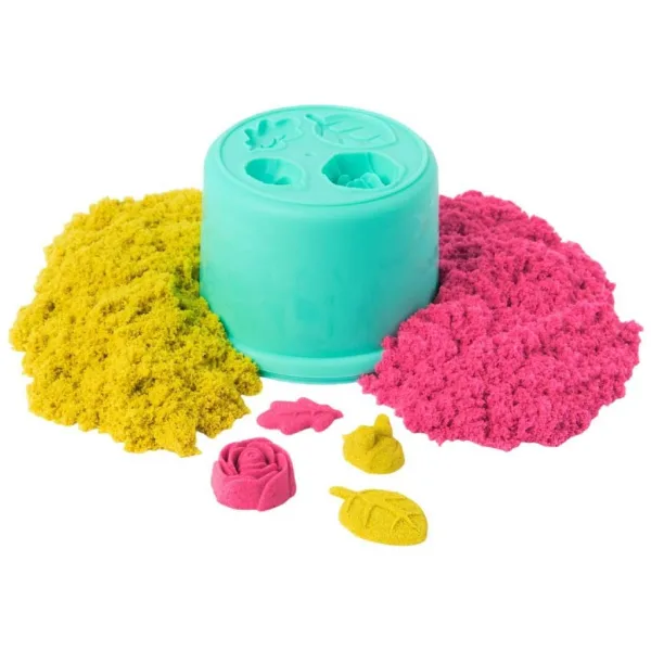 Kinetic Sand: Squish Blossom set čarobni cvijet s pijeskom za modeliranje – Spin Master slika 3