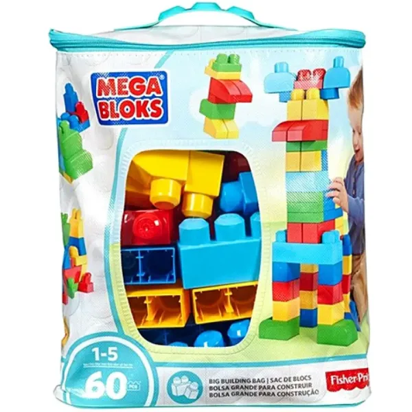 Kocke za gradnju, set 60 kom - Mega Bloks slika 3